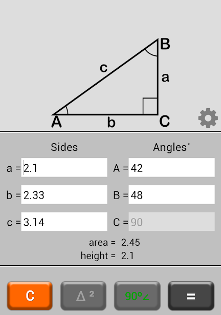 Triangle Calculator Screenshot3