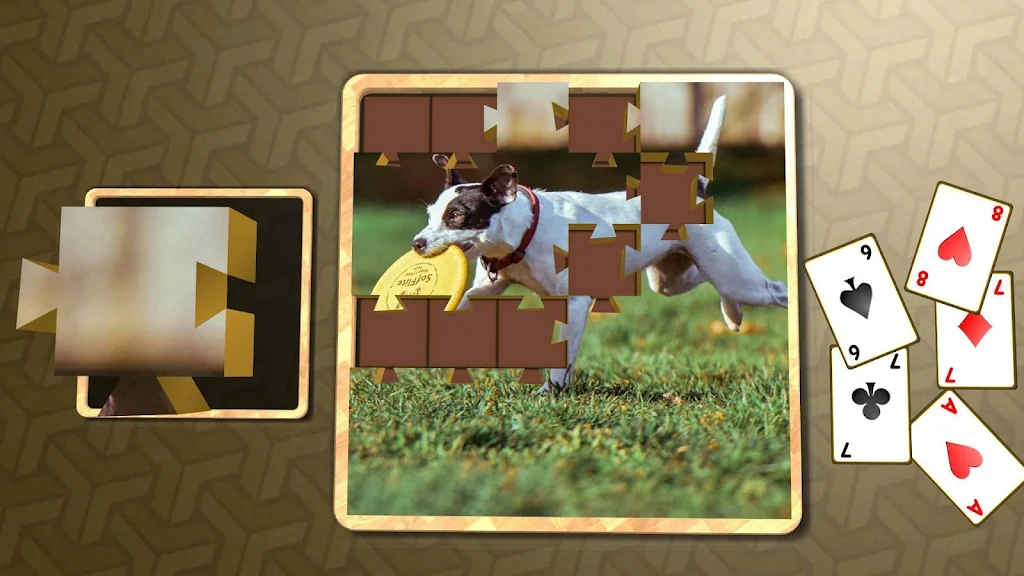 Jigsaw Solitaire - Dogs Screenshot4