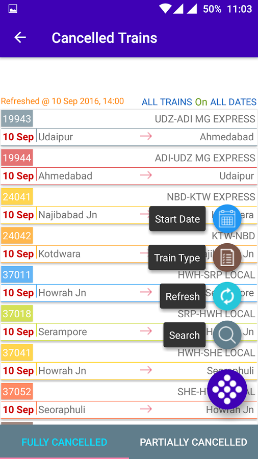 Live Train Running Status Screenshot4