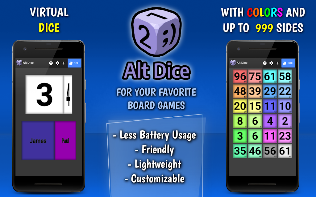 Dice Roller: Alt Dice Screenshot1