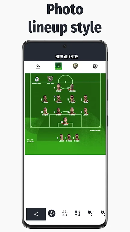 Lineup Builder Show Your Score Screenshot4