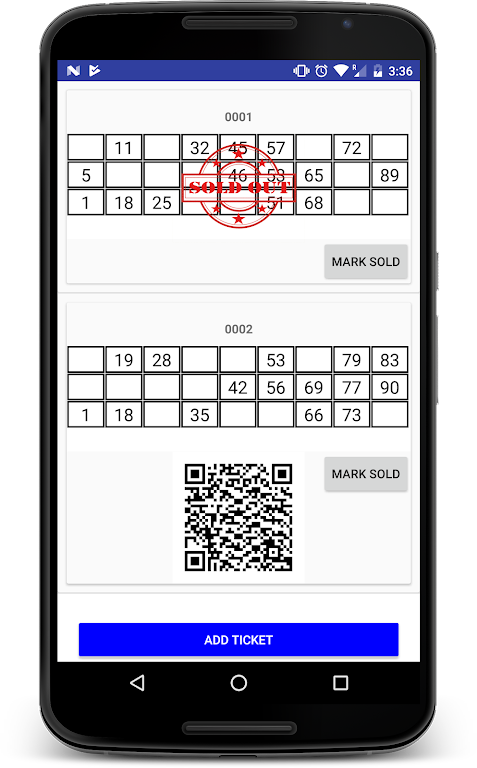 Tombola X - Bingo (Paper less) Screenshot2