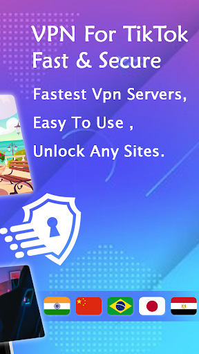 VPN For TikTok - Fast & Secure Screenshot3