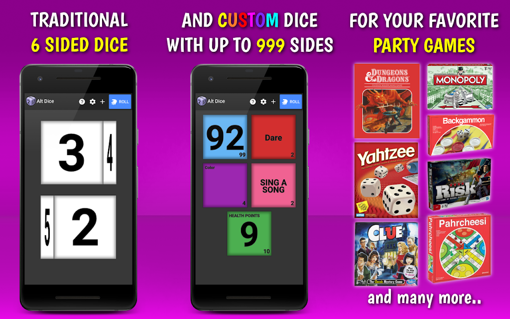 Dice Roller: Alt Dice Screenshot2