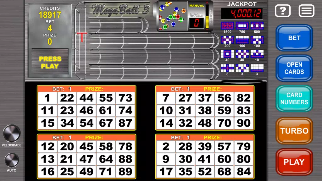 Video Bingo Mega Ball Flex Screenshot1