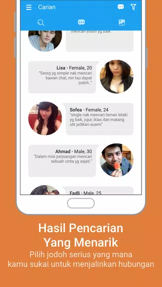 Borak : Chat & Dating Malaysia Screenshot1