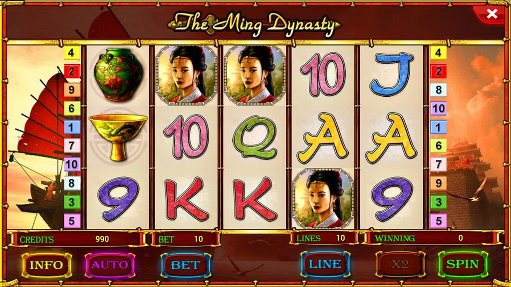 The Ming Dynasty slot Screenshot1