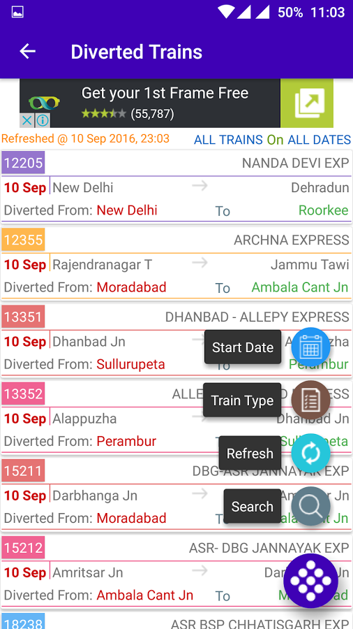 Live Train Running Status Screenshot2