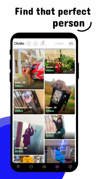 Olosho - Dating & Meet People Screenshot1