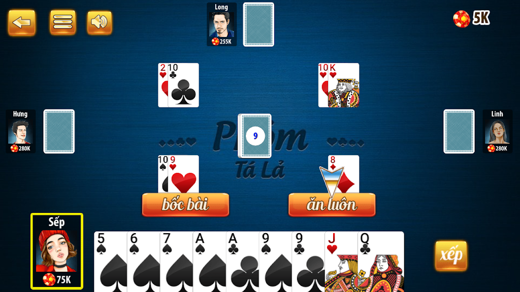 Phỏm Tá Lả - Tala - Phỏm Screenshot3