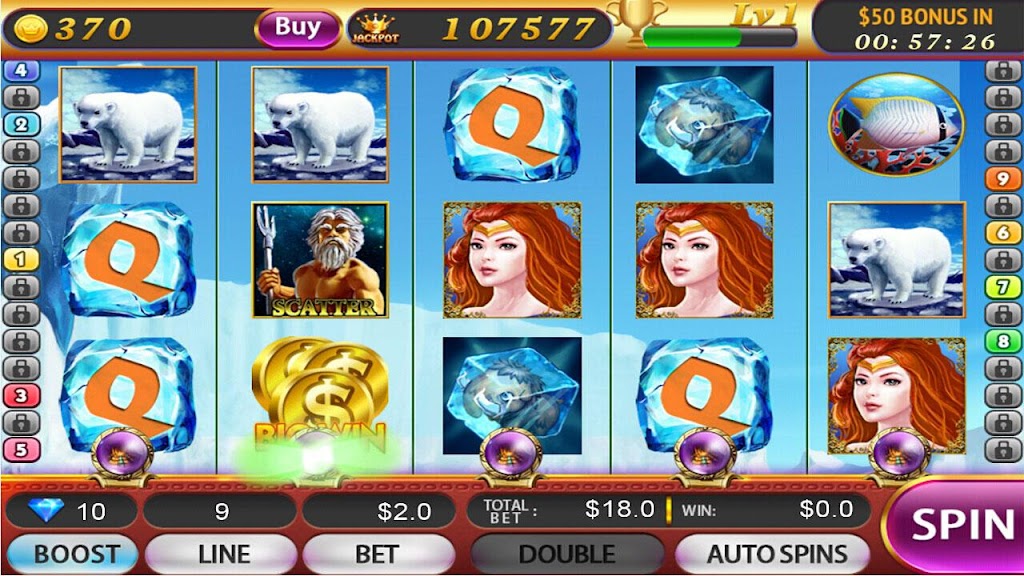 Slots Arctic:Free Slot Machine Screenshot1