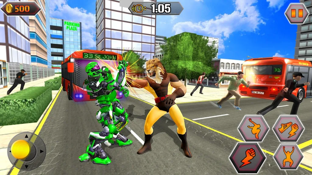 Scary Lion Crime City Attack Screenshot3