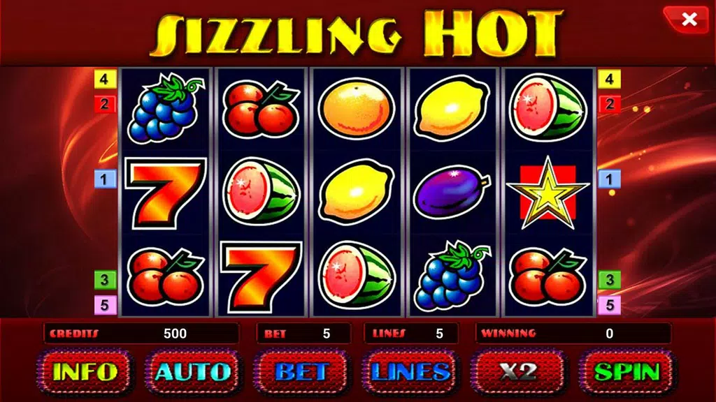 Sizzling Hot Deluxe slot Screenshot1