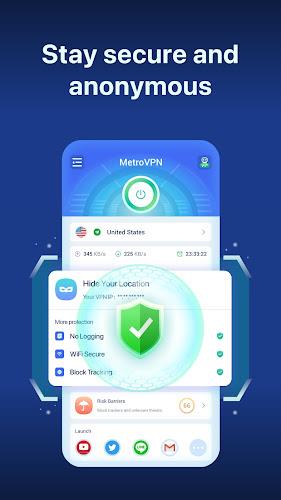 MetroVPN: Fast & Private VPN Screenshot1