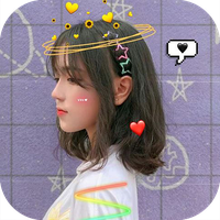 Live face sticker sweet camera APK