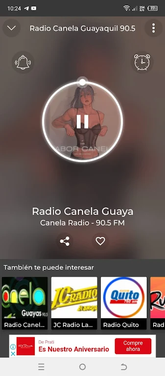 Radio Canela Guayaquil 90.5 Screenshot1