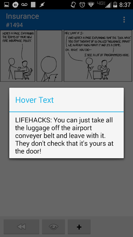 XKCyanide LITE (Comic Reader) Screenshot2