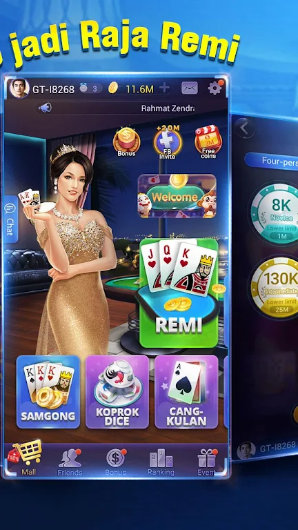 Remi Card Indonesia Online Screenshot2