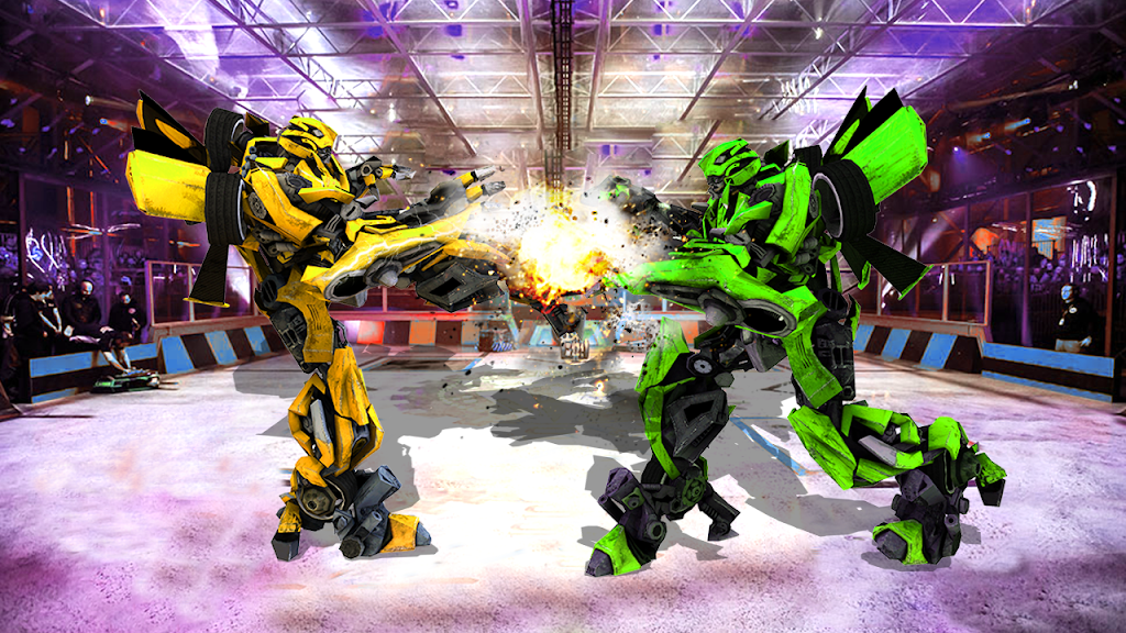 Futuristic Robot City Fighting 3D Game Screenshot1