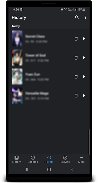 Manga Light - Manga Reader App Screenshot3