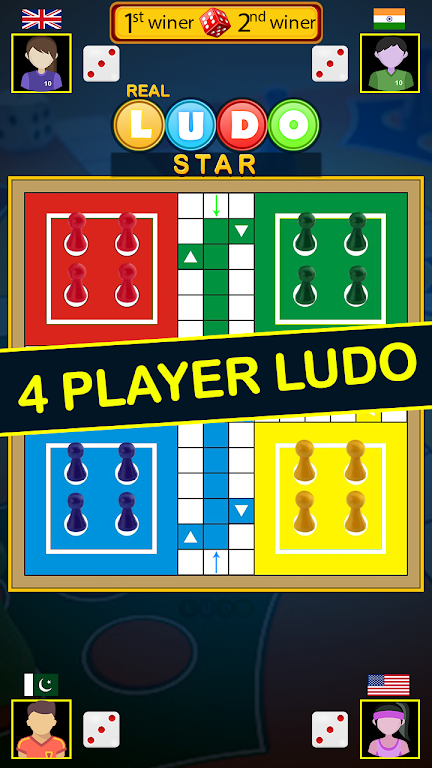 Real Ludo Star King : Board Game Screenshot2