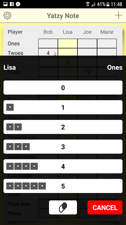 Yatzy Note Screenshot3