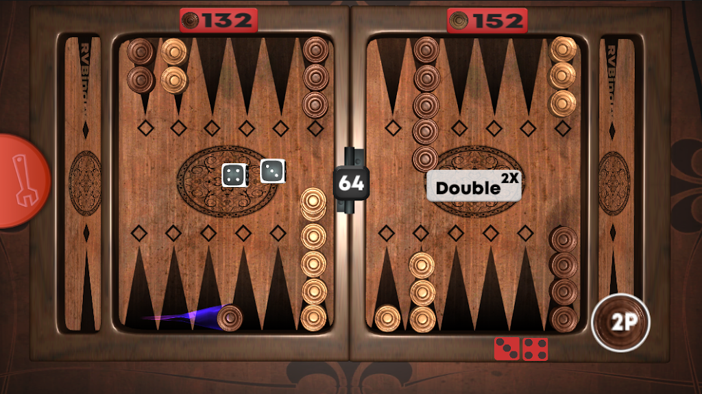 Backgammon with Dice roller 3D Screenshot3