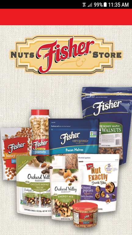 Fisher Nuts Store Screenshot1