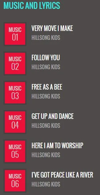 Hillsong Kids Music & Lyrics Screenshot2