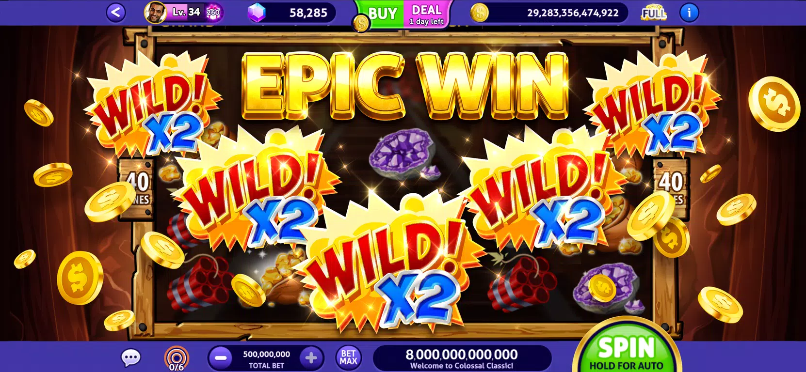 Club Vegas Slots Casino Games Screenshot1