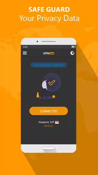 Free VPN Unlimited Proxy - VPN HUB Screenshot1