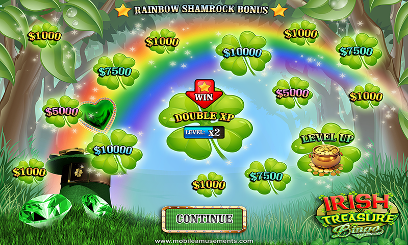 Irish Treasure Rainbow Bingo FREE Screenshot2