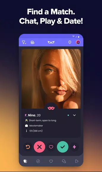 Masked Fling: Dating app Screenshot1