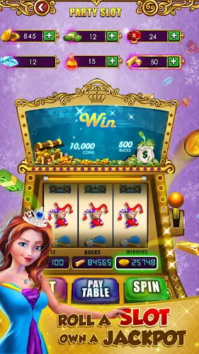 Princess Gold Coin Dozer Party Screenshot1