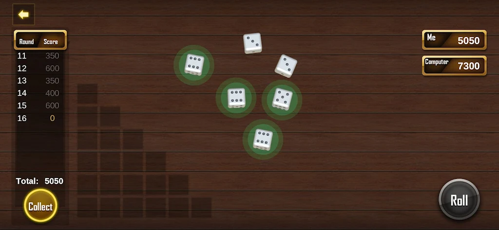 Farkle Dice 3d 1000 game Screenshot4