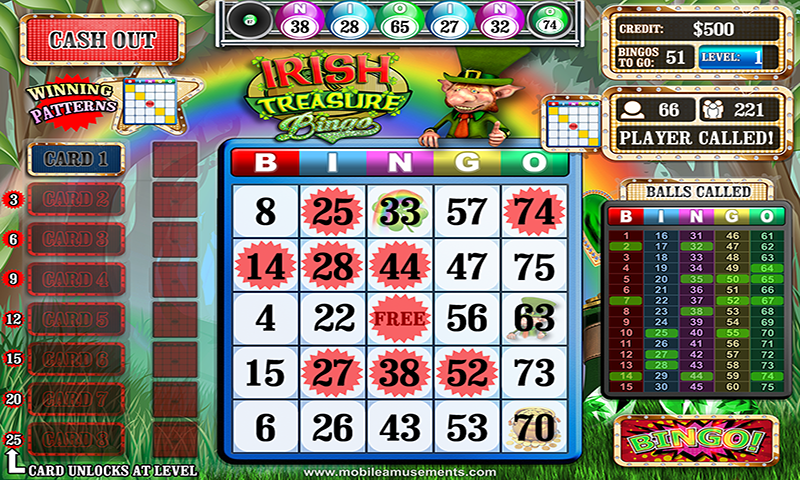 Irish Treasure Rainbow Bingo FREE Screenshot1