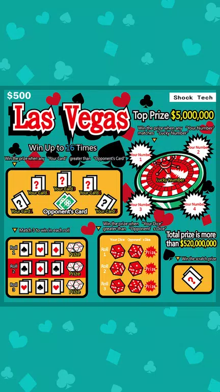 Las Vegas Scratch Ticket Screenshot1