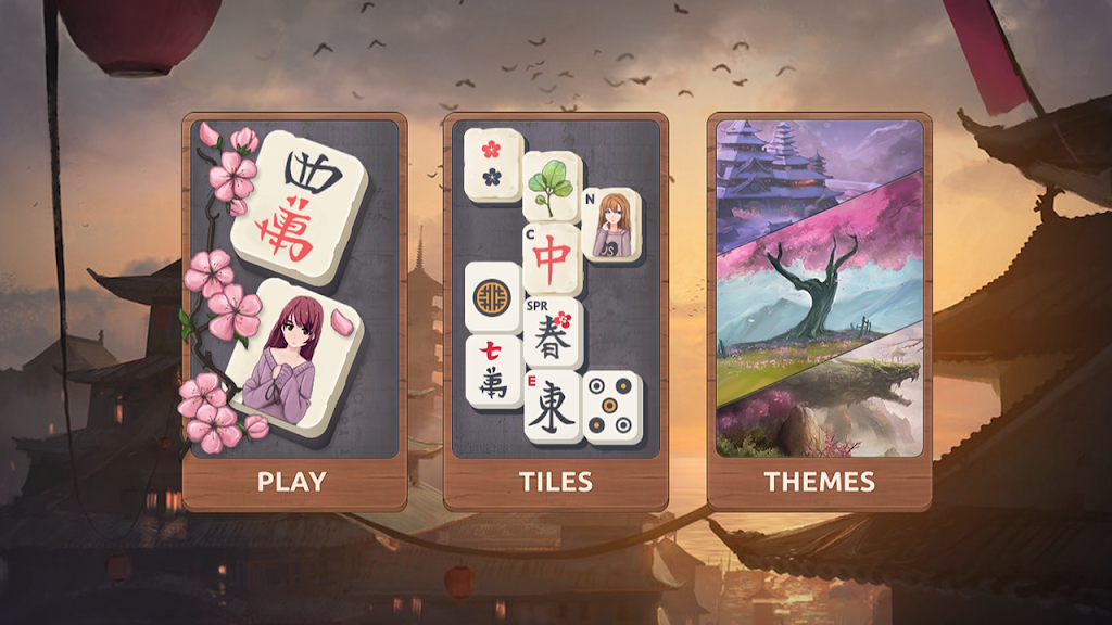 Mahjong Sakura - Oriental Mahjong Screenshot1