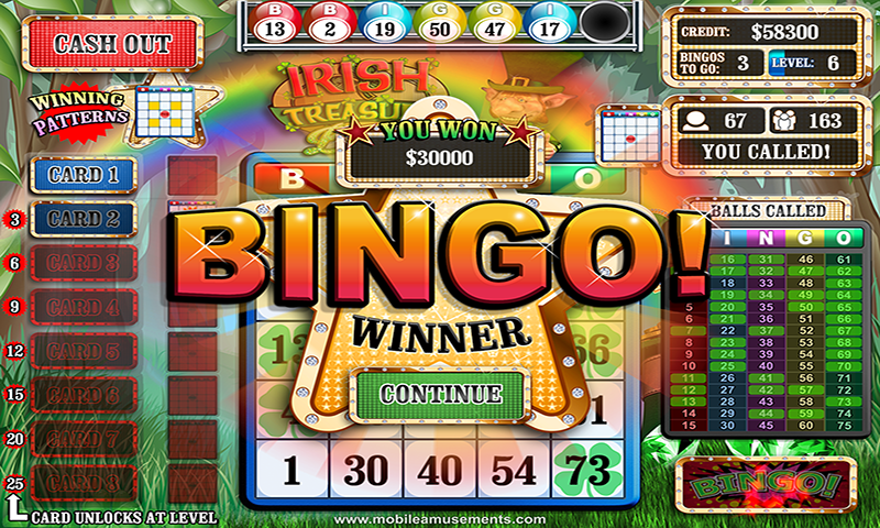 Irish Treasure Rainbow Bingo FREE Screenshot3