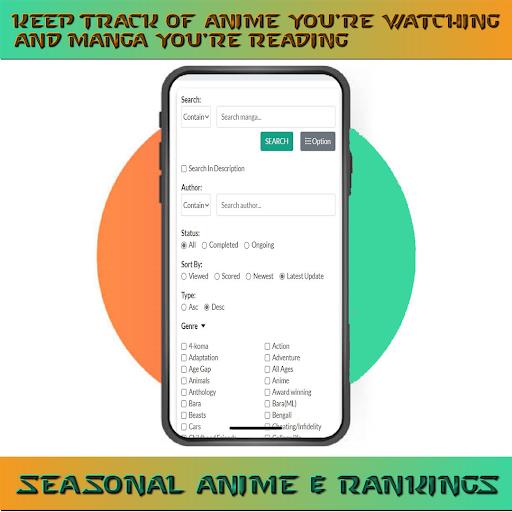 Vyvymanga Anime, Manga Tracker Screenshot1