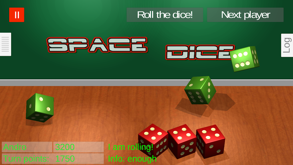 Space Dice - Farkle free Screenshot2