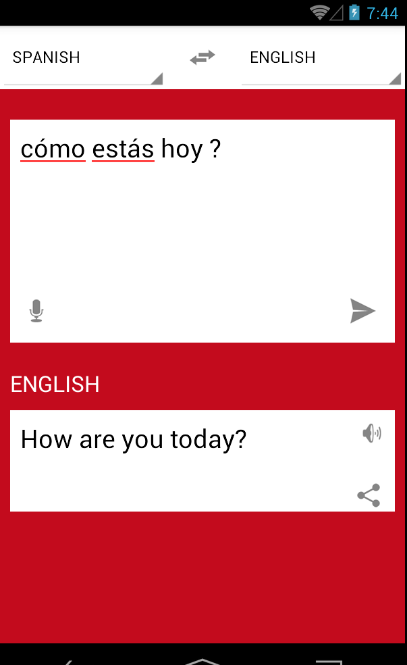 Tradutor de Español a Ingles Screenshot2