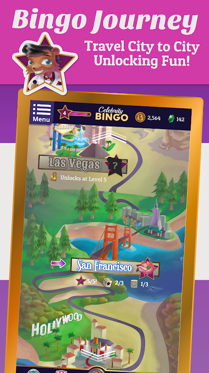 Celebrity Bingo - Offline Bingo Adventure Screenshot4