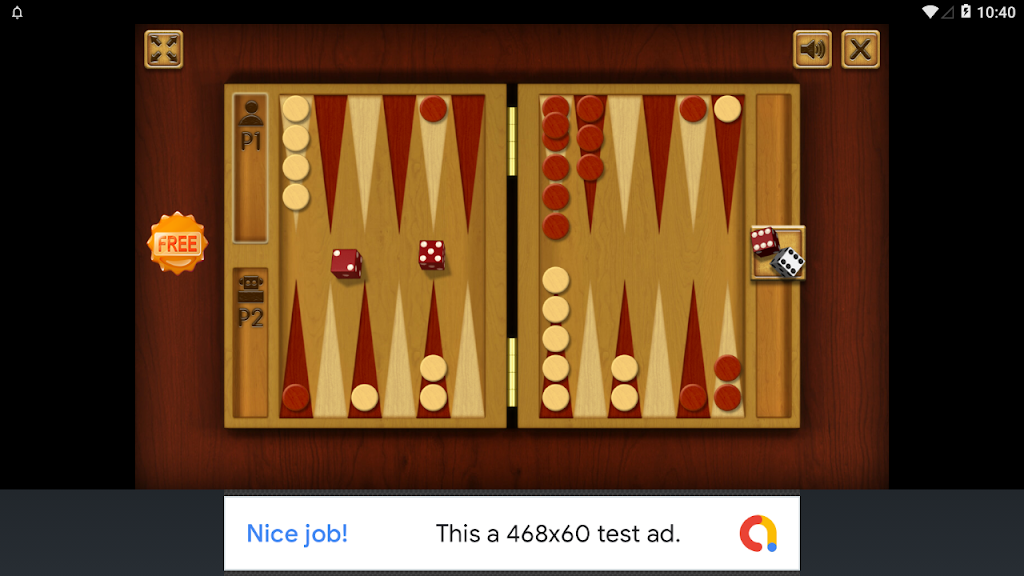 Backgammon Board Game Screenshot2