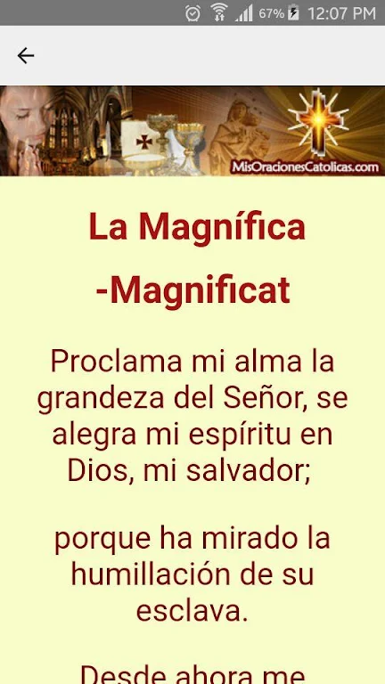 Oracion La Magnifica - El Magnificat Screenshot3