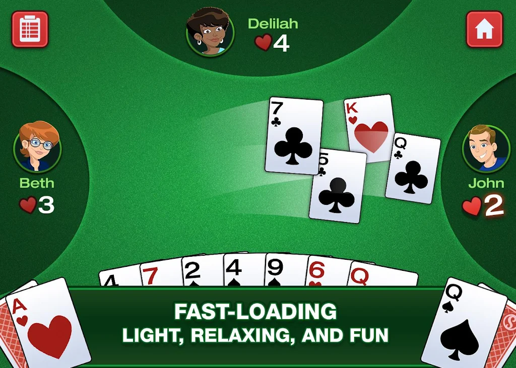 Simply Hearts - Classic Card Game Screenshot3