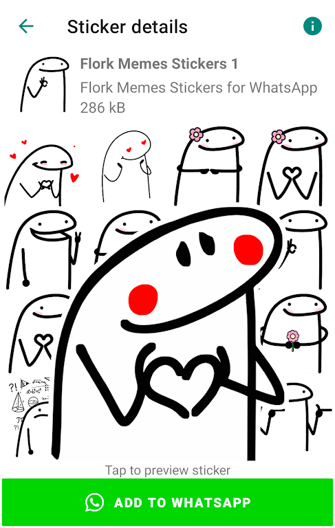 Flork memes stickers WASticker Screenshot3