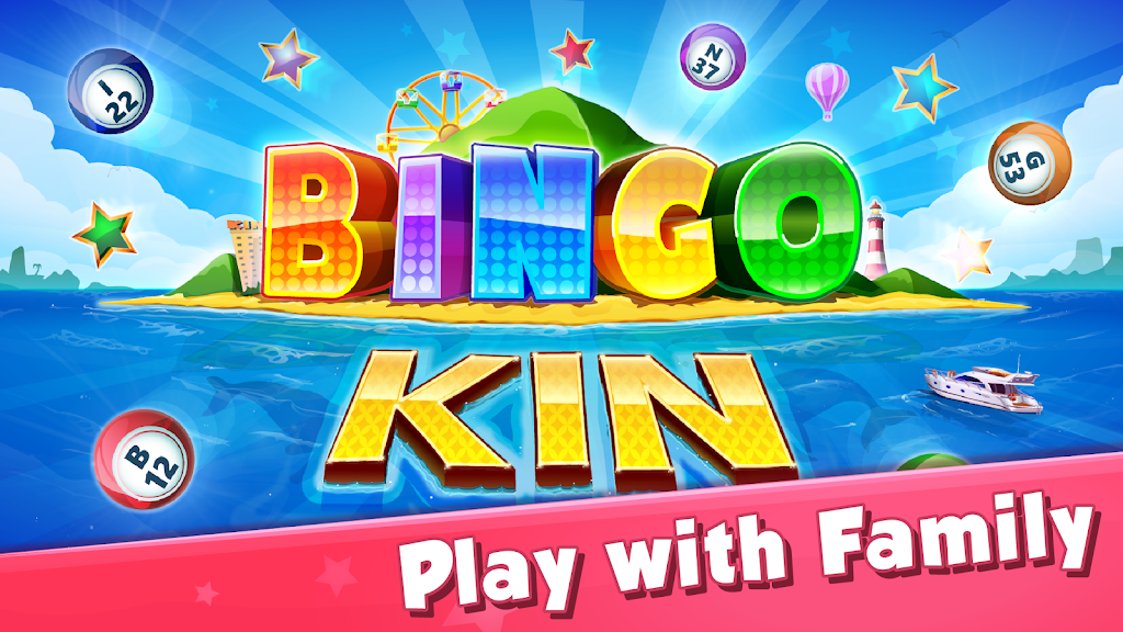 Bingo Kin : Free Live Family Bingo Game. Screenshot1