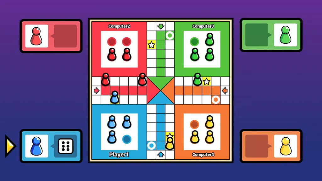 Ludo Dice King: 1 2 3 4 Player Screenshot3