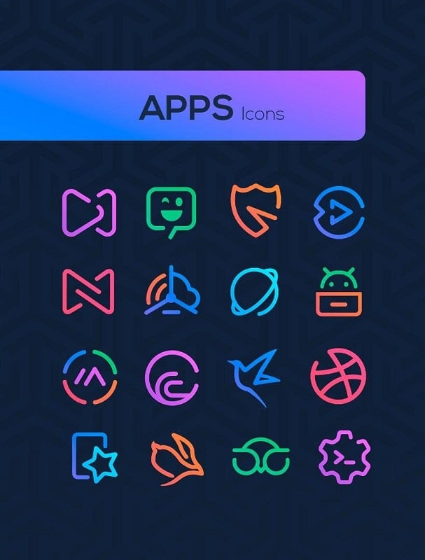 Linebit Icon Pack Mod Screenshot2